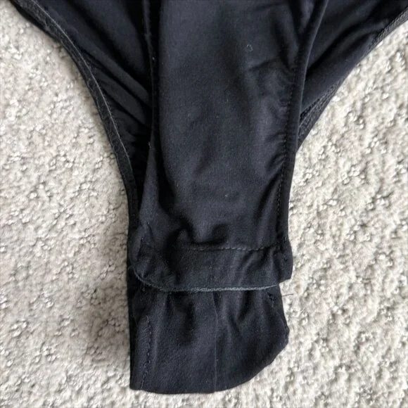 Magda Butrym Black Leather Wrap Halter Bodysuit 8 - Picture 4 of 13